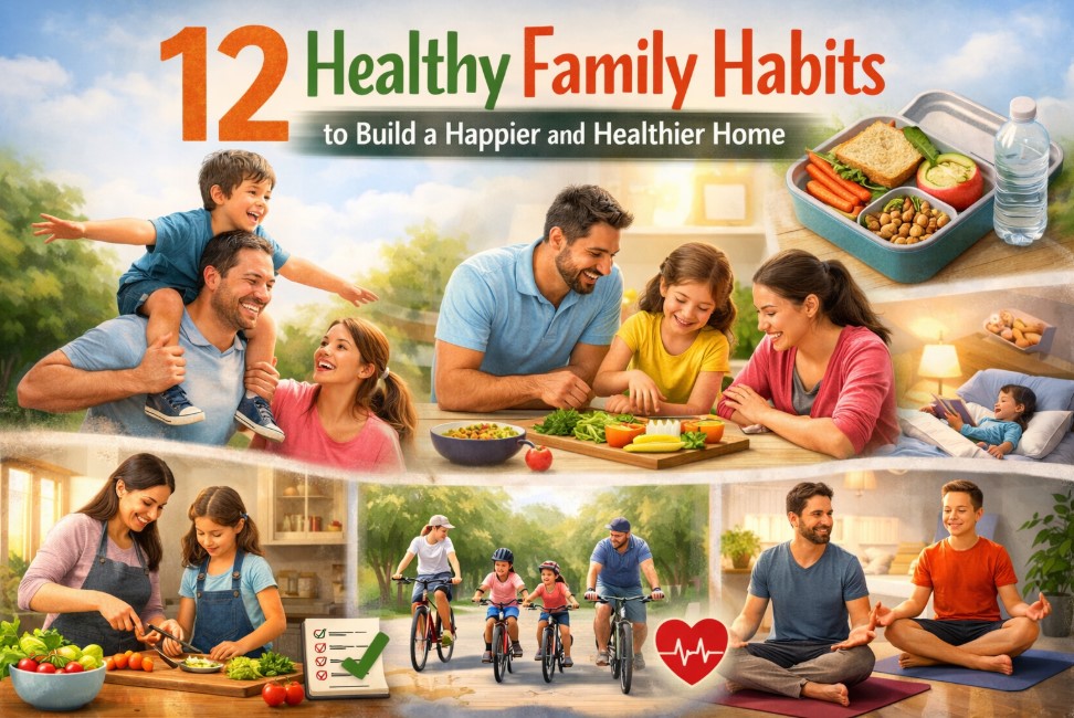 Healthy family habits for a happier and healthier home lifestyle
