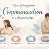 Couple having a healthy conversation to improve communication and strengthen their relationship.