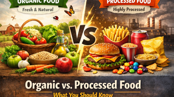 organic food vs processed food healthy vs junk comparison