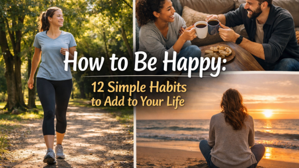 how to be happy with simple daily habits