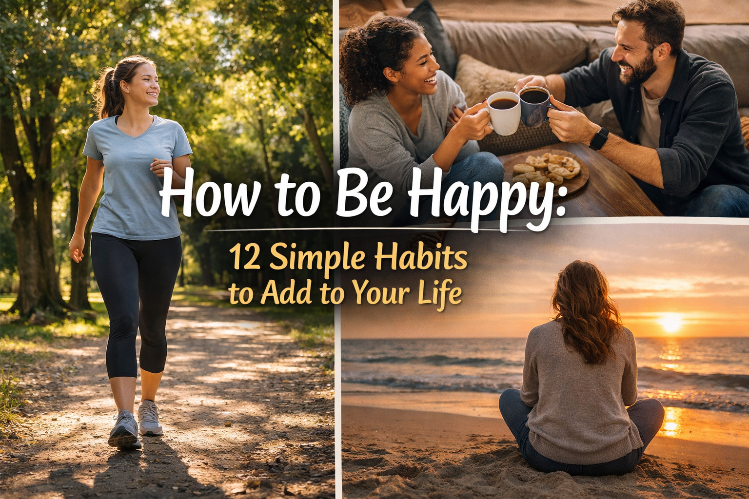 how to be happy with simple daily habits