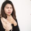 Dry throat causing irritation and cough without mucus