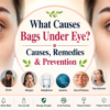 under eye bags causes like sleep deprivation aging allergies