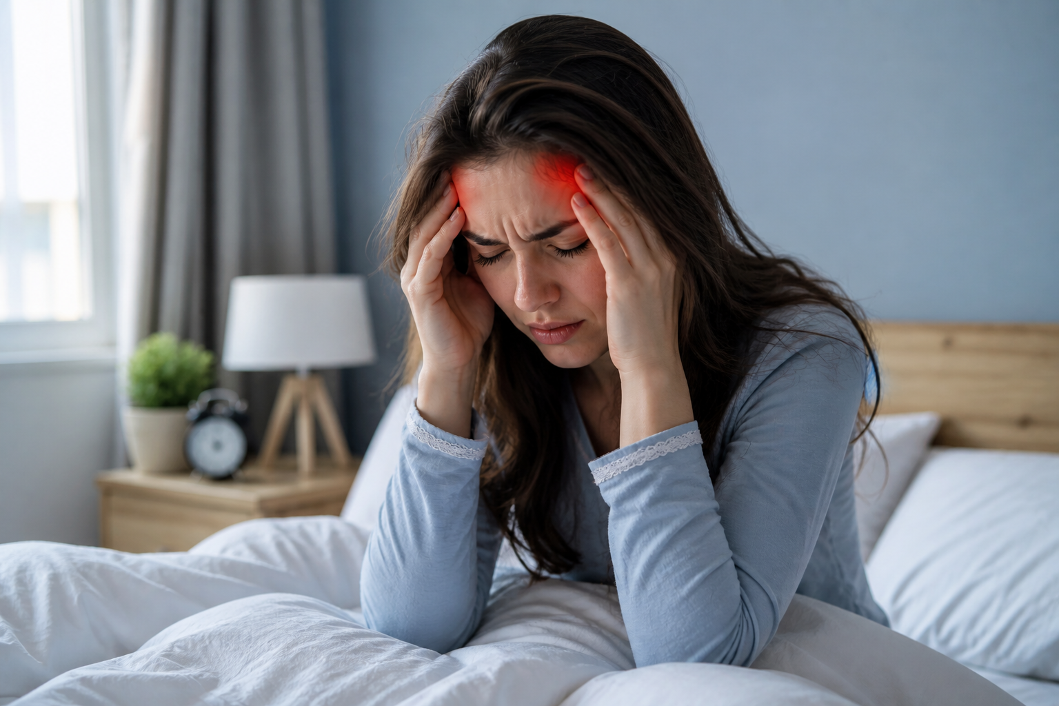 waking up with a headache in the morning