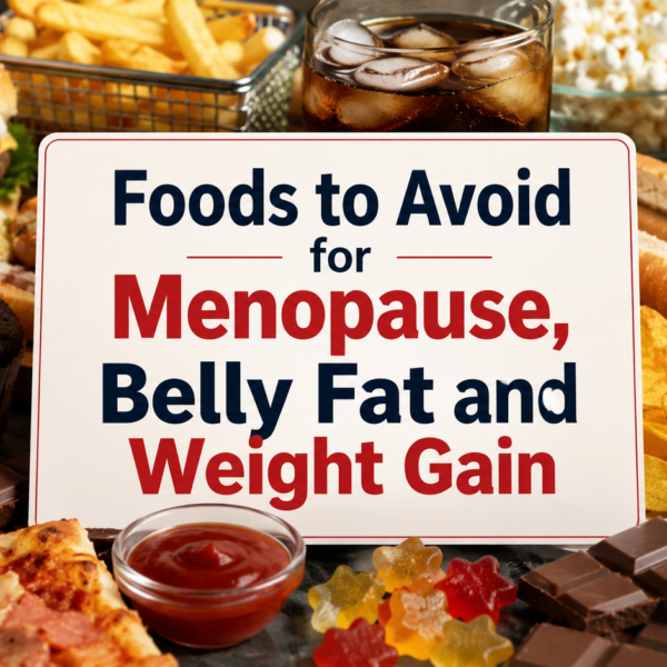 Foods to avoid during menopause for belly fat and weight gain