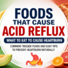 foods that cause acid reflux including spicy fried and citrus foods