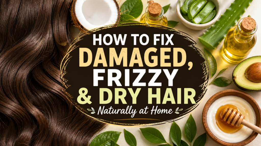 Damaged Hair Treatment: Repair Dry & Frizzy Hair Fast