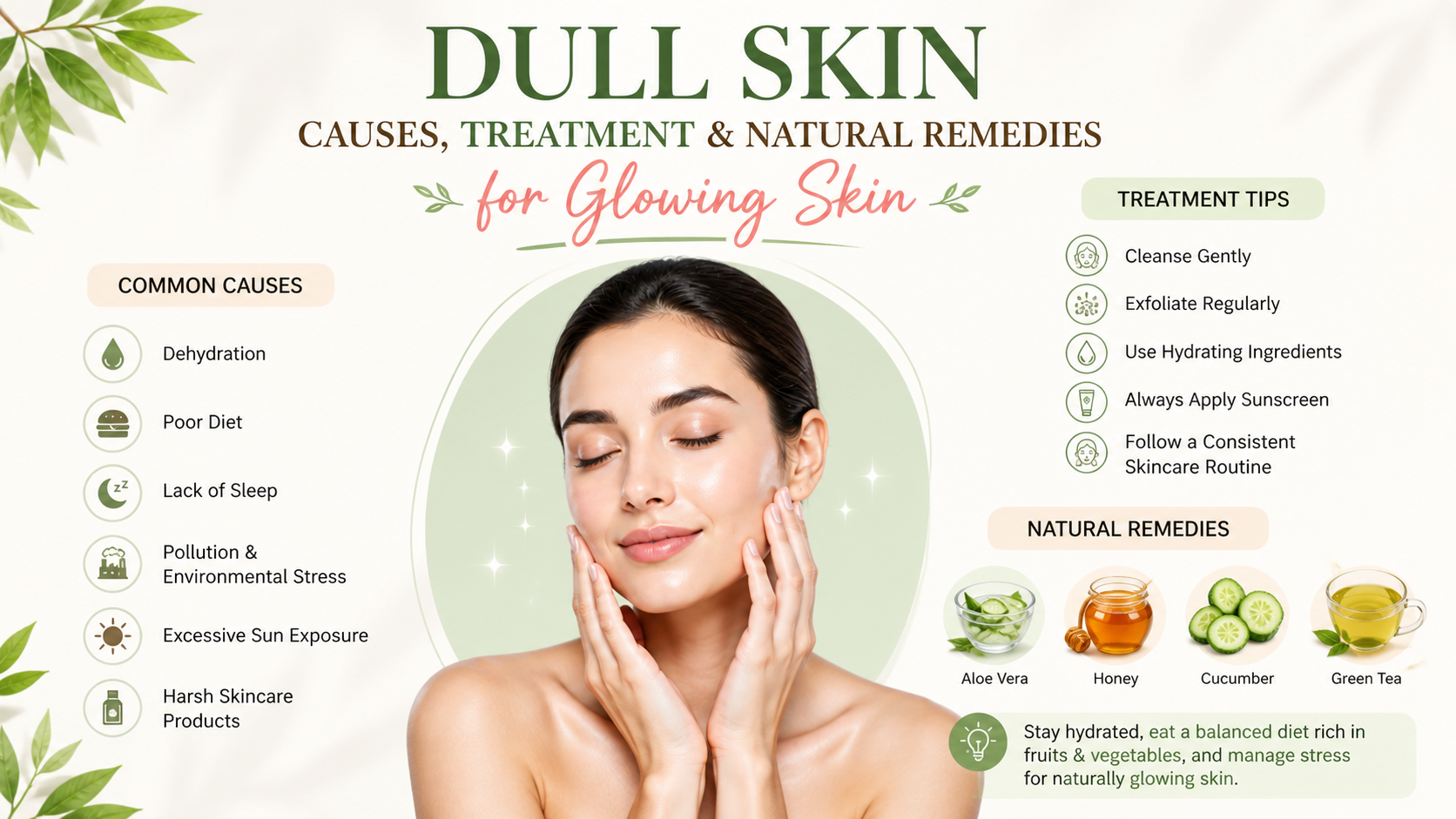 dull skin treatment before and after glowing skin result